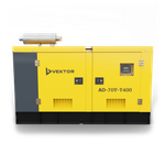 Дизельный генератор Vektor AD-70Y-T400 в шумозащитной кожухе