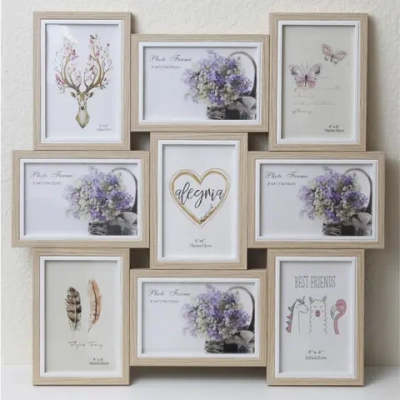 Фоторамка на 9 фото 10*15см «Ella» цвет белый