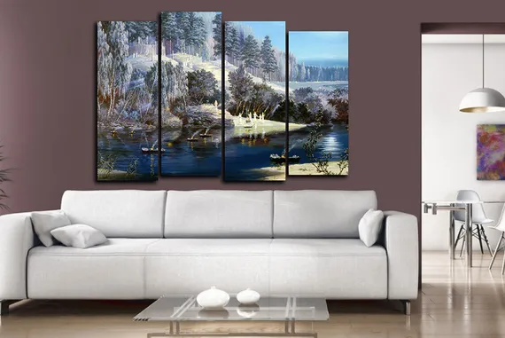 Модульная картина "Зима"