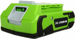 Аккумулятор GREENWORKS G24B2 24V,2 А.ч,LED индикатор,Li-ion (2926707)