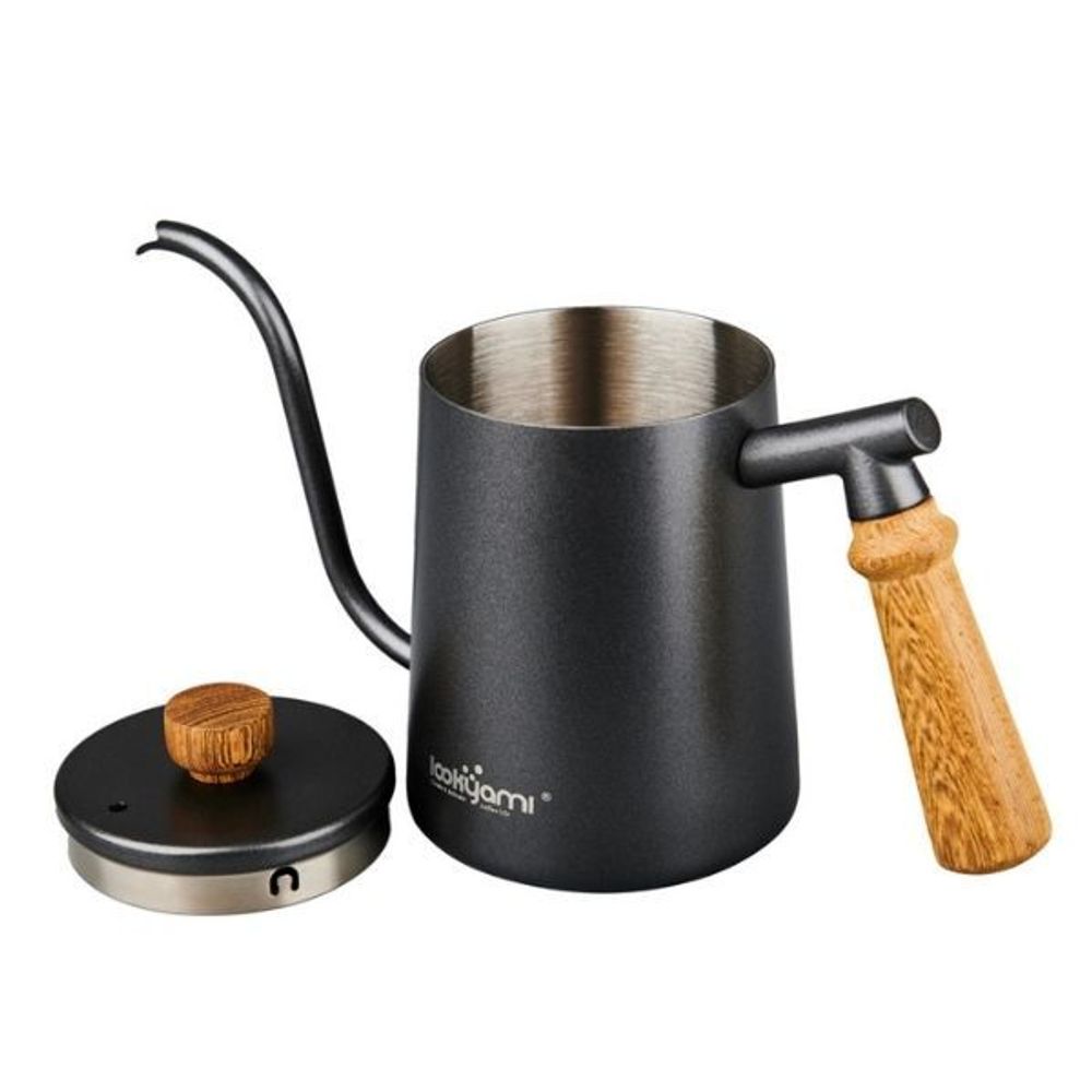 Чайник для пуровера с длинным носиком YAMI Drip Kettle, 600 мл. чёрный Чайник для пуровера с длинным носиком YAMI Drip Kettle, 600 мл. чёрный
