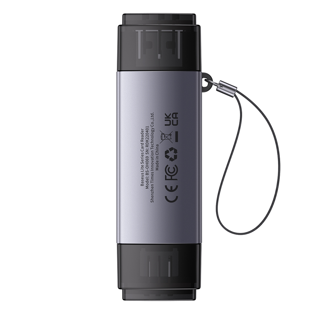 Кардридер Baseus Airjoy USB-A & USB-C - SD/TF/microSD