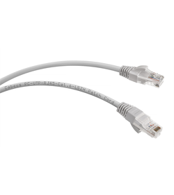 Cabeus PC-UTP-RJ45-Cat.6-5m-LSZH Патч-корд U/UTP, категория 6, 2xRJ45/8p8c, неэкранированный, серый, LSZH, 5м