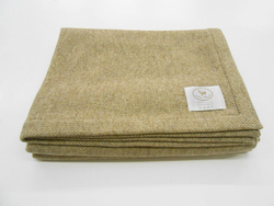 Плед-покрывало шерстяное 160х210 CO.BI. Doris miele Италия