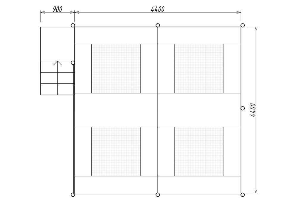 Батутный комплекс из 4-х батутов - проект для небольшого бизнеса
