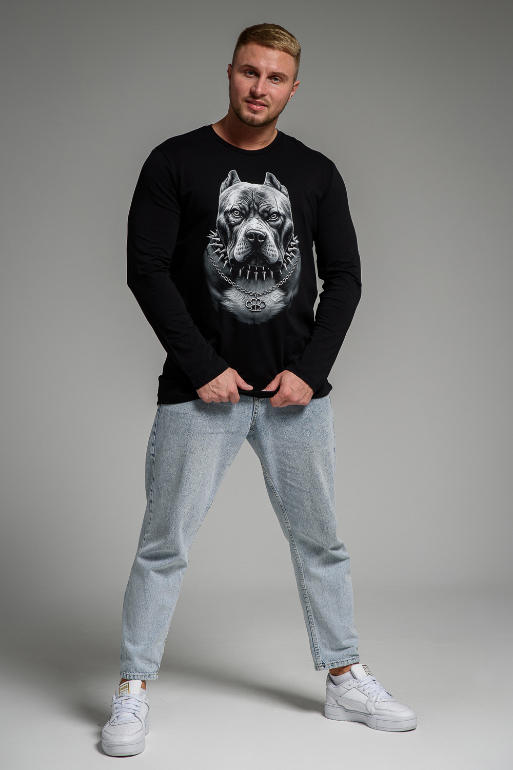 8514/1 Футболка с длинным рукавом мужская