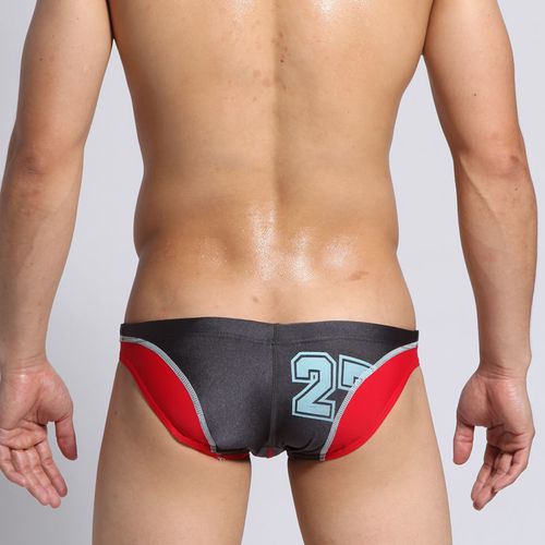 Мужские плавки брифы серые Seobean Seaside Gray Brief