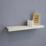 Полка настенная заготовка без бортов 22*9*2 (1шт.)