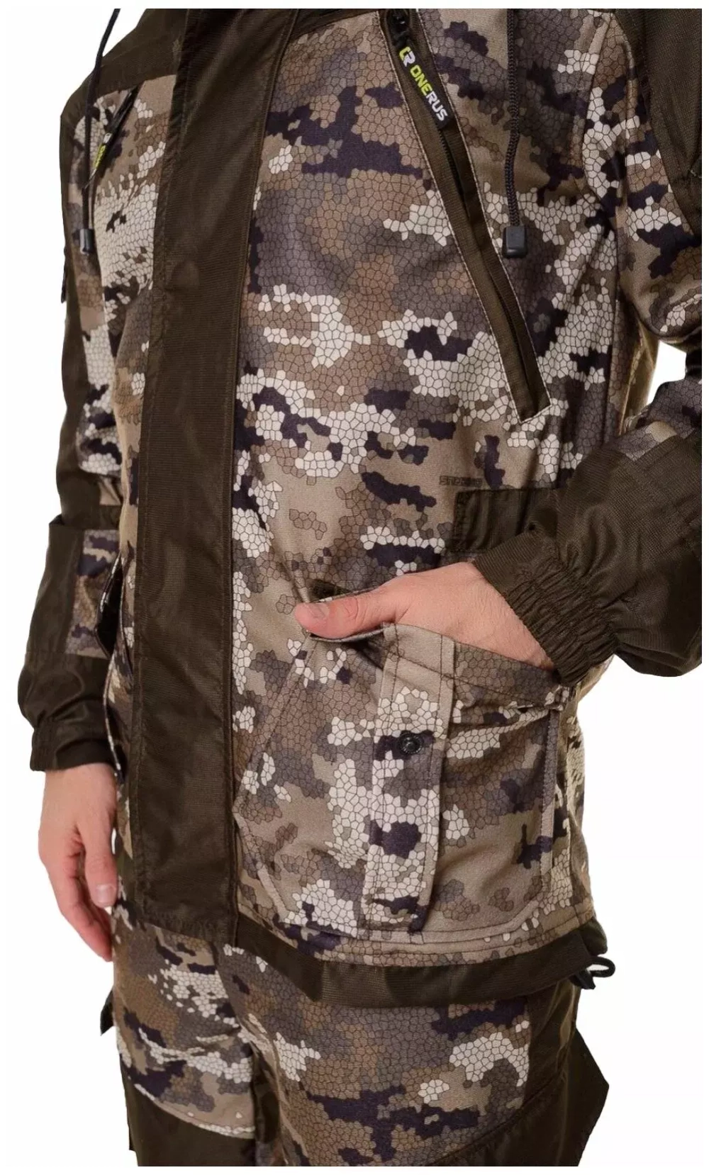 Демисезонный мужской костюм Onerus Горный -5 (Полофлис) Бежевый