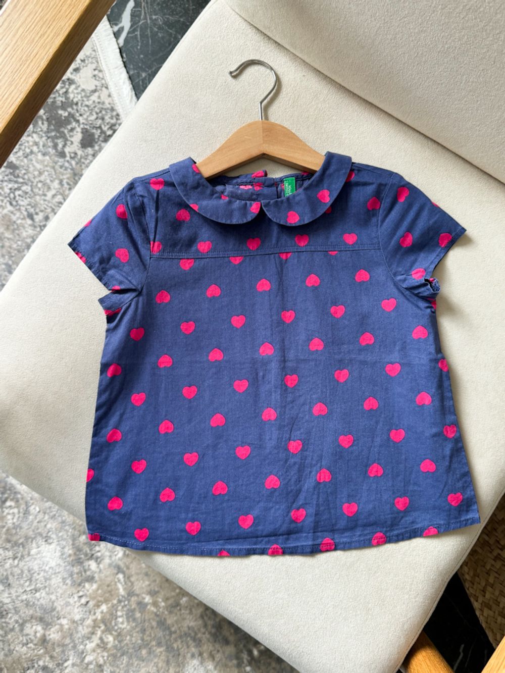 Хлопковая рубашка Benetton, 92