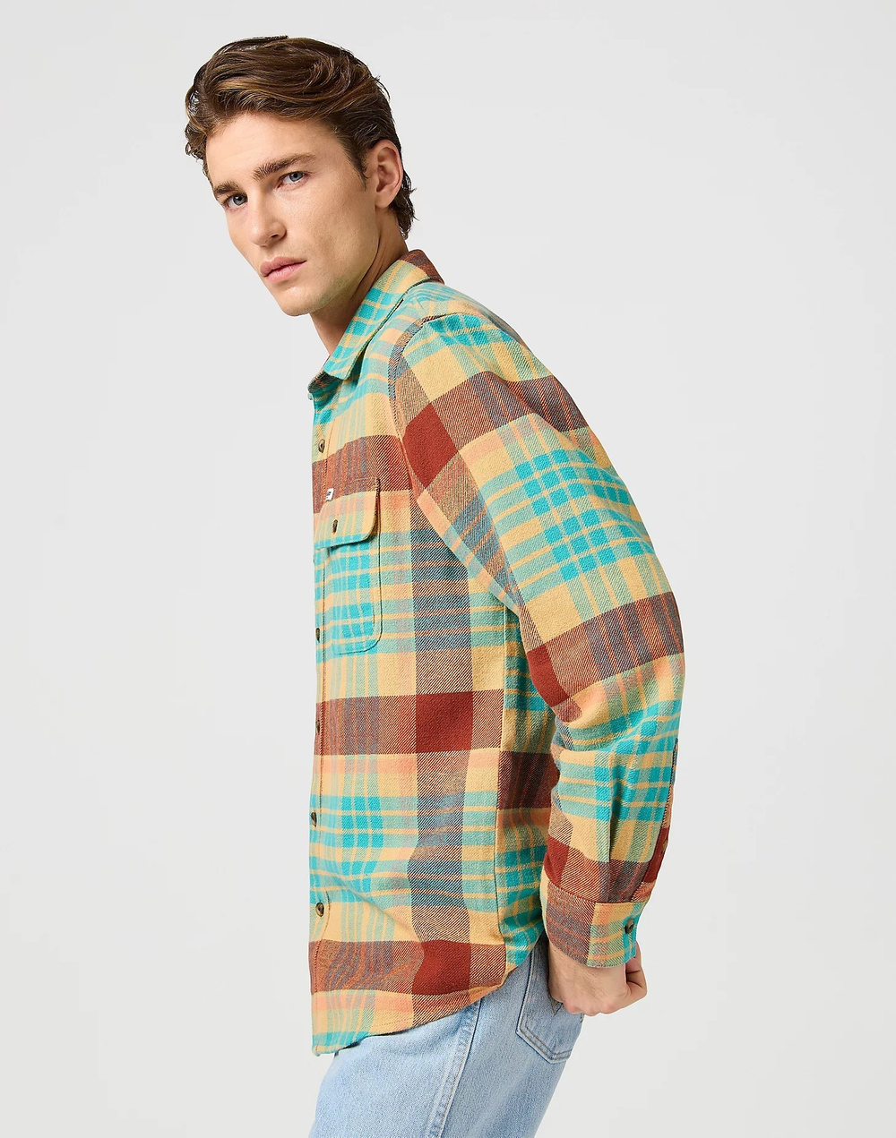 Рубашка мужская WRANGLER LS UTILITY SHIRT