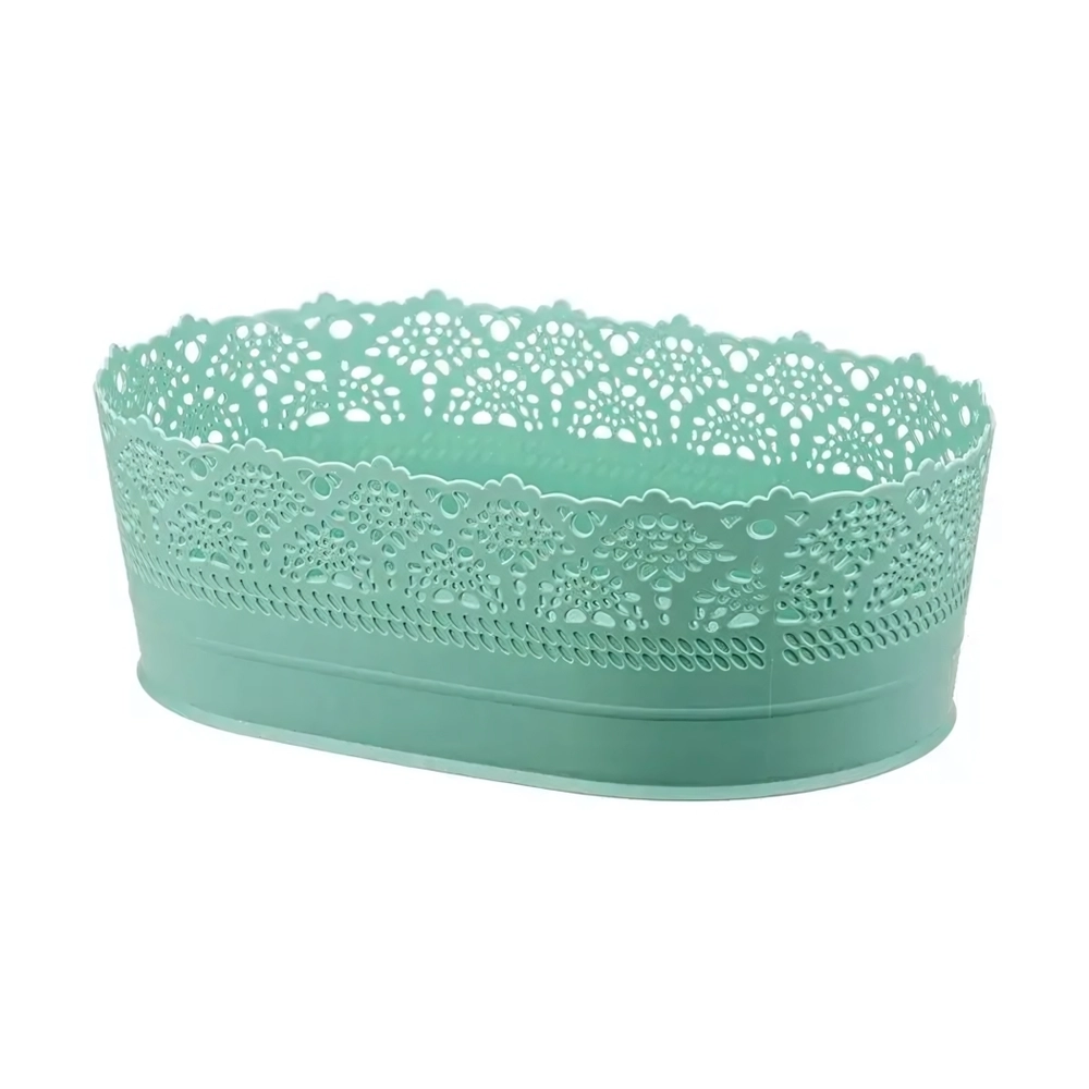 Сухарница АЖУР 28см Фисташковый