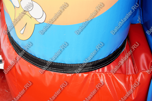 Коммерческий надувной батут "Батутный дрифт" 5,5*3*2,5 м