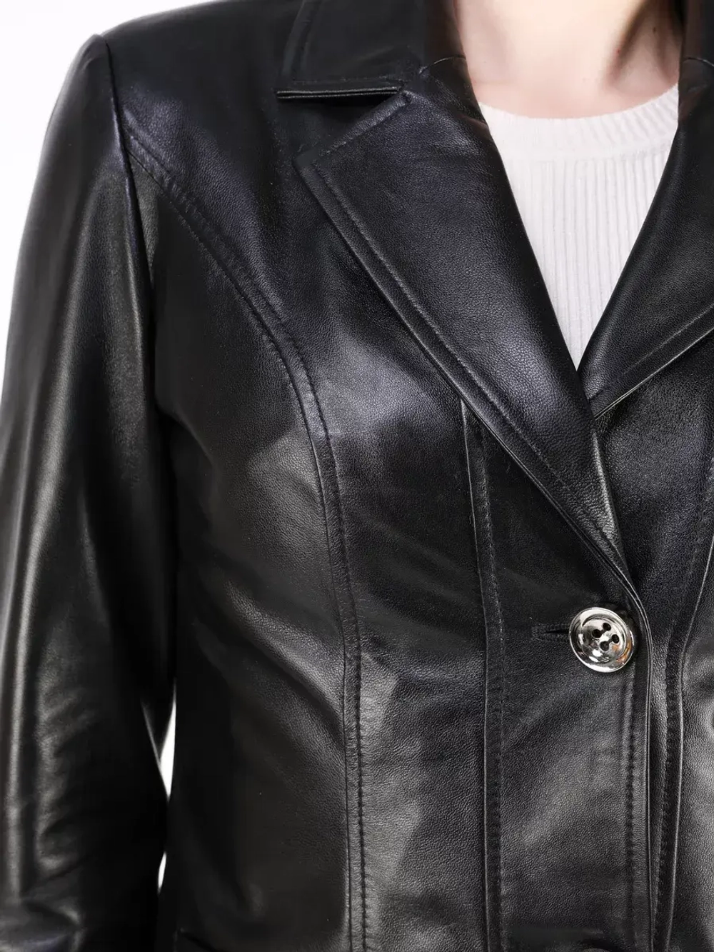 Кожаная куртка демисезонная Турция пиджак