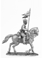 Оловянный солдатик Казак 1-го конного Смертоносного полка Санкт-Петербугского ополчения, 1812-14 г. г.