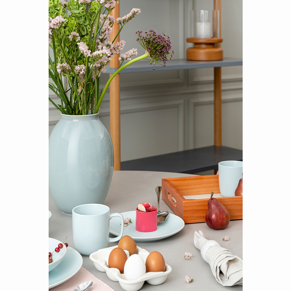 Подставка для яиц simplicity, 18,6х12,4 см, белая