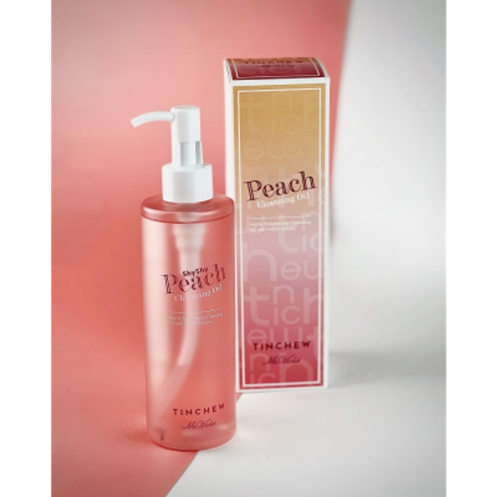 [Tinchew] Shy Shy Peach Cleansing Oil - Персиковое гидрофильное масло для мягкого очищения кожи, 250 мл