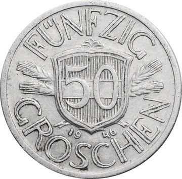 50 грошей 1946 Австрия