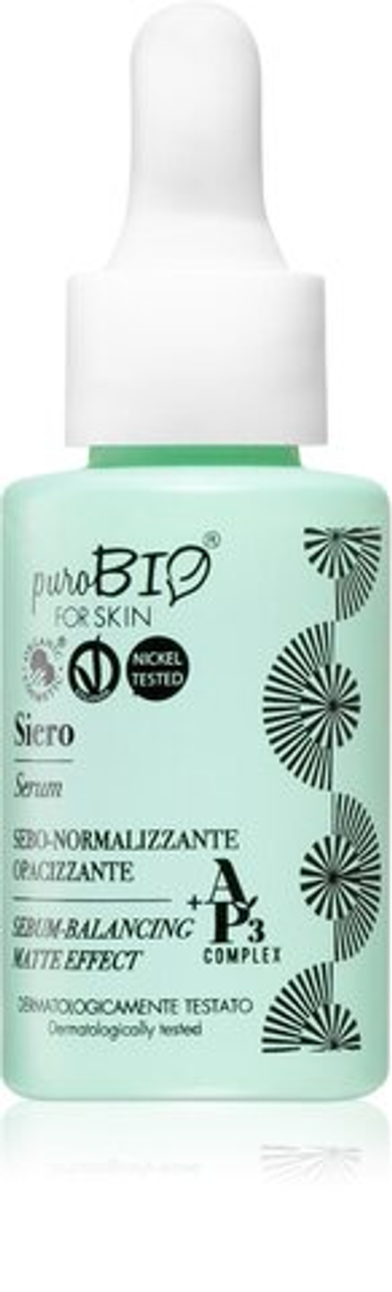 puroBIO Cosmetics Sebum-Balancing Serum - антивозрастная антиоксидантная сыворотка /   15  ml  / GTIN 8051411363705