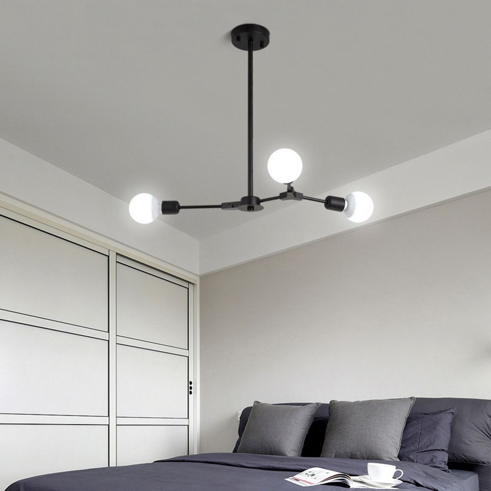 Люстра На Штанге Late D103 Black By Imperiumloft