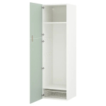Книжный шкаф -  ENHET IKEA/ ЭНХЕТ ИКЕА, 210х60 см, белый/зеленый