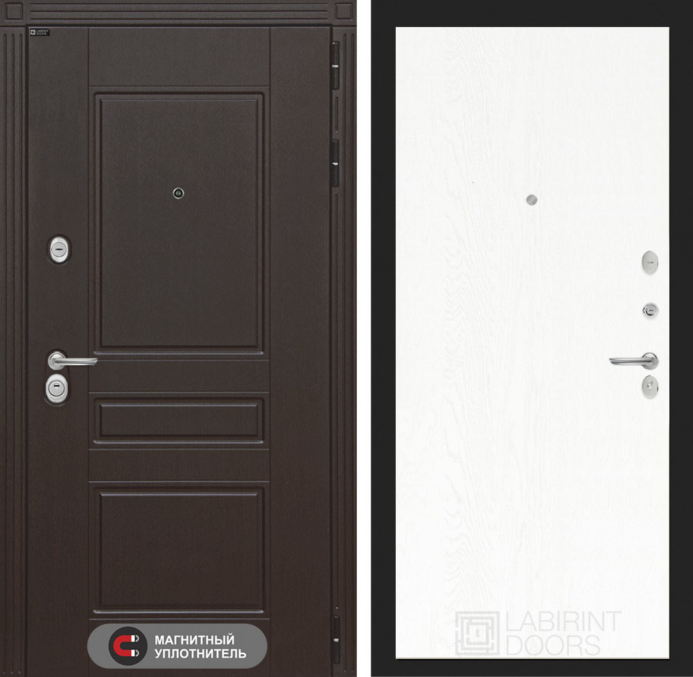 Мегаполис 05 белая структура дерева