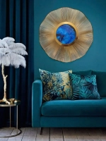 Металлический декор "Голубая планета"