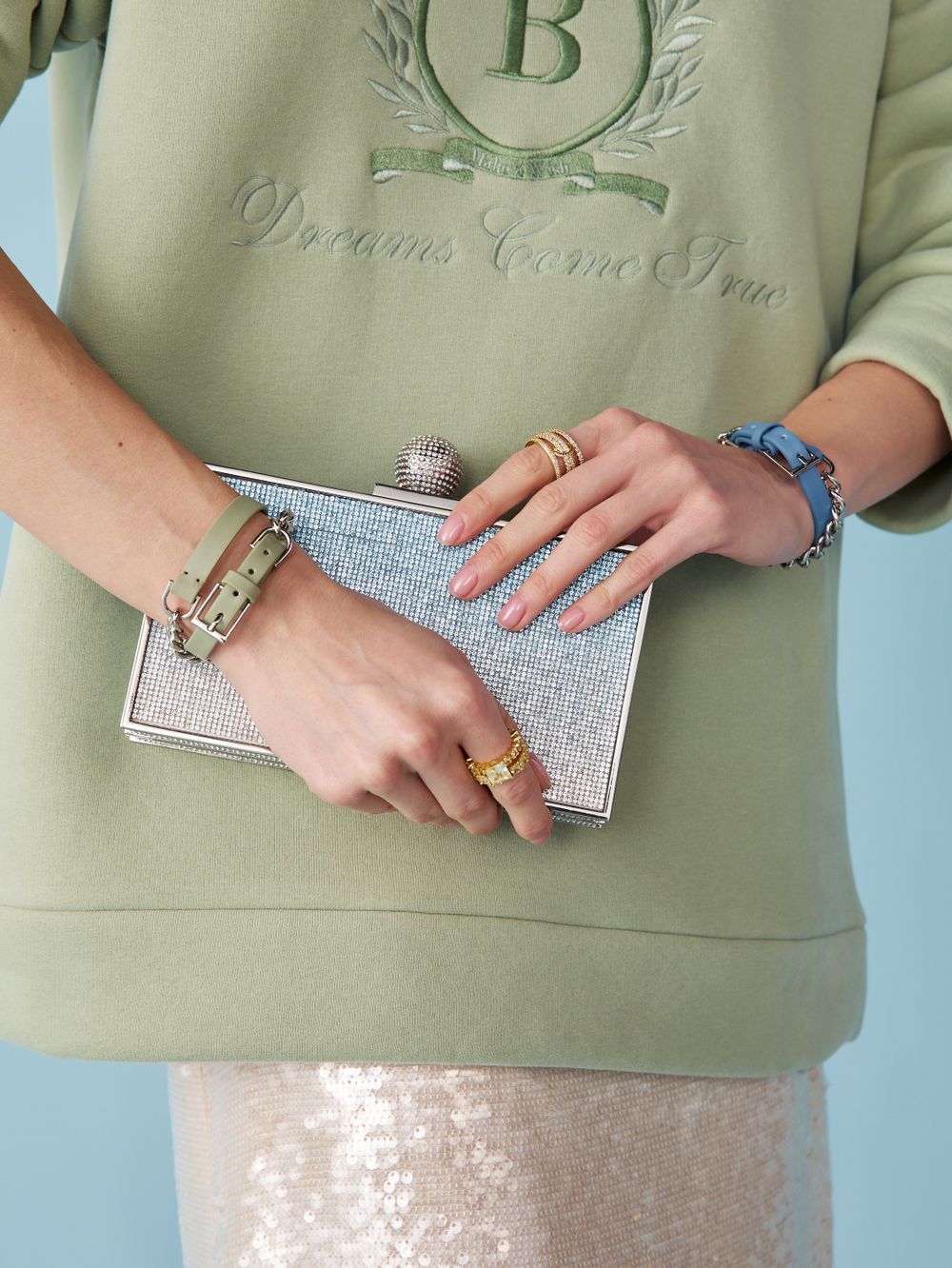 СВИТШОТ MAKE A WISH PISTACHIO