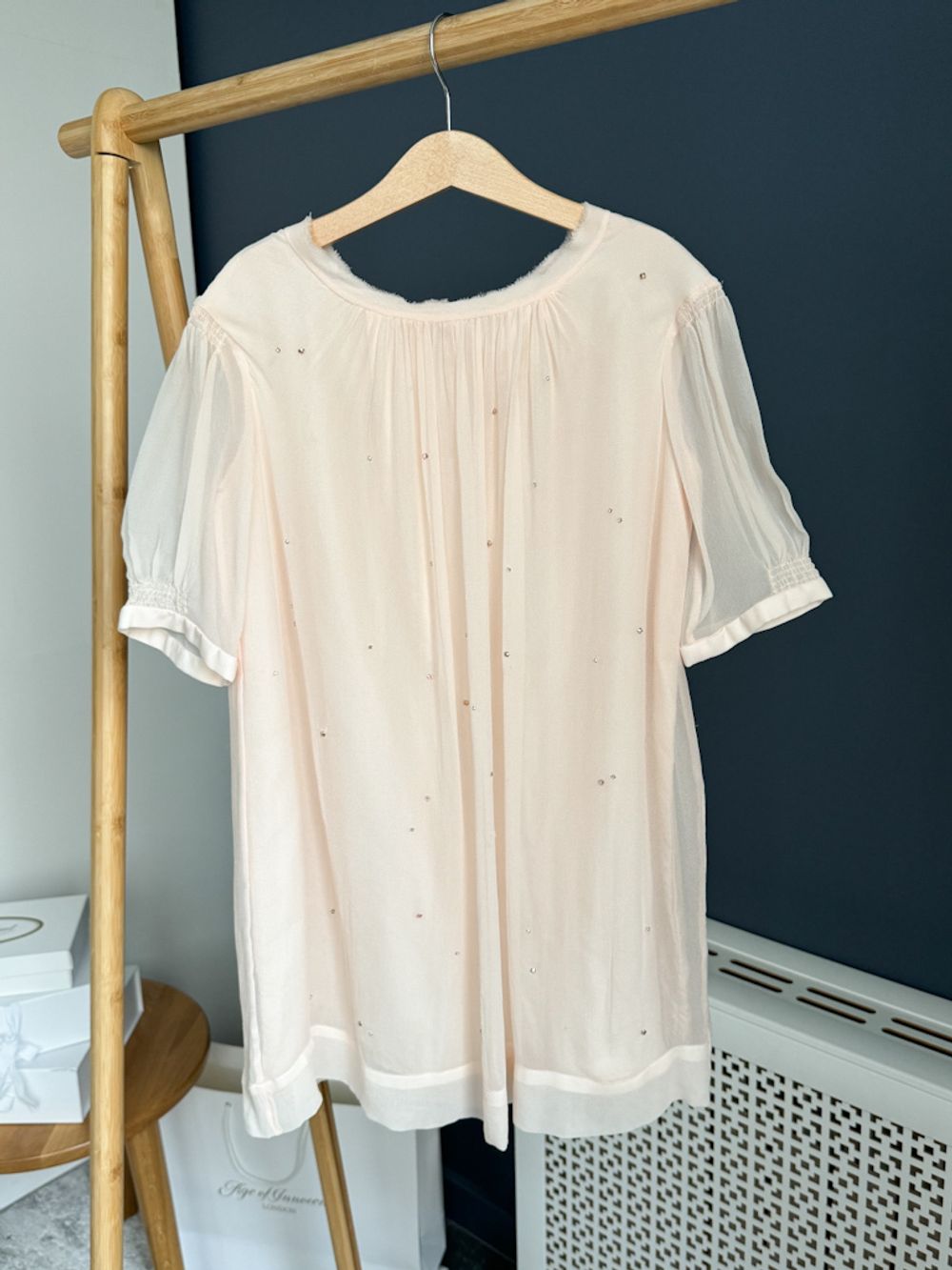 Шелковое платье Bonpoint, 128