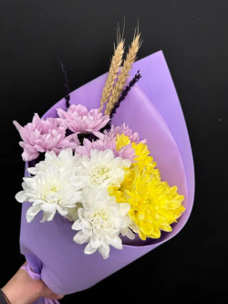 Букет кустовых хризантем, 3шт
