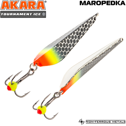 Блесна зимняя Akara Tournament Ice Maropedka 75 11 гр. 28/Sil