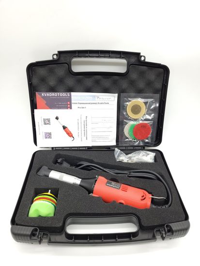 Угловой Гравер электрический для плитки с насадками standart+