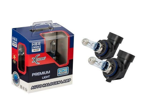 Лампа 12 В HB4 55 Вт галогенная +100% 2 шт. Xenite