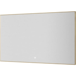 Зеркало прямоугольное Armadi Art Modern 120*70см 543-120-G подсветка, сенсор, антизапотевание, GOLD