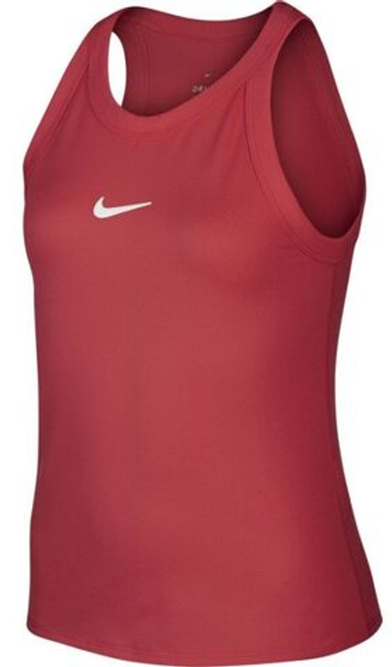Футболка для девочки Nike Court Dry Tank - gym red/white