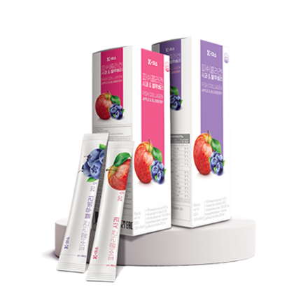 K-MISO Пищевой коллаген со вкусом яблока и голубики 20 г х 10