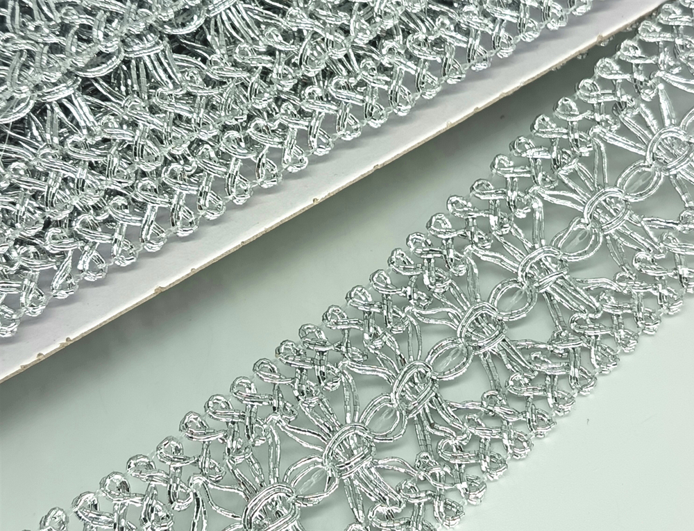 Тесьма люрекс, ш. 3,5 см.