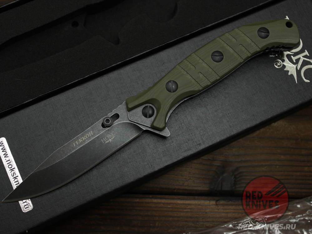 Складной нож Городской НОКС "Геккон" сталь AUS-8 340-580406 c клинком из стали AUS-8, рукоять G10