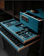 Ящик для хранения аксессуаров СЕРИЯ B (Морская волна)