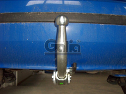 Фаркоп оцинкованный Galia S081A для Skoda Fabia хетчбек 2000-2007, 2007-2014(паспорт и сертификат в комплекте)(без электрики)