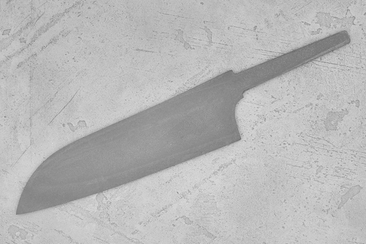 Заготовка для ножа, сталь MagnaCut 2,7мм. Модель "Геликон ГС180" с клинком 180мм, ТО 61-62HRC