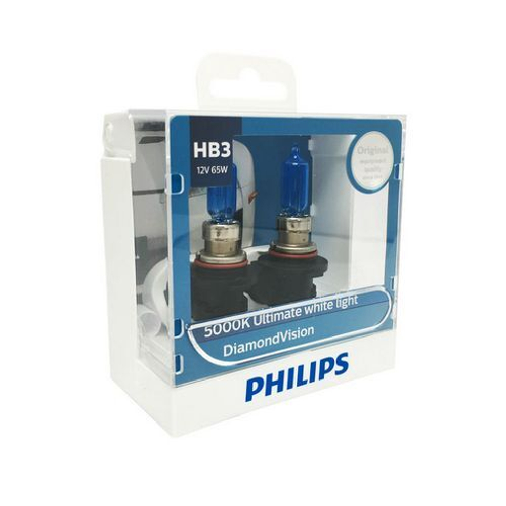Автолампа HВ3(9005) 12V 65W Philips (P20d) (5000К) Diamont Vision (кт2шт) #9005DVS2 ORIGINAL