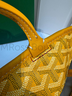 Желтая сумка шоппер Artois PM Maison Goyard