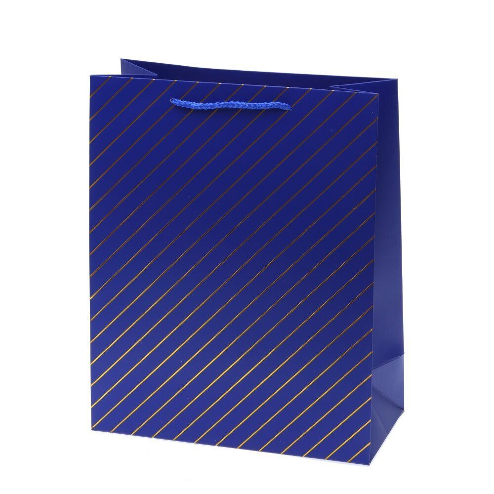 GAEM Пакет подарочный (бумага 210г/м2, блок 12шт), L26 W12 H32 см, 4в.