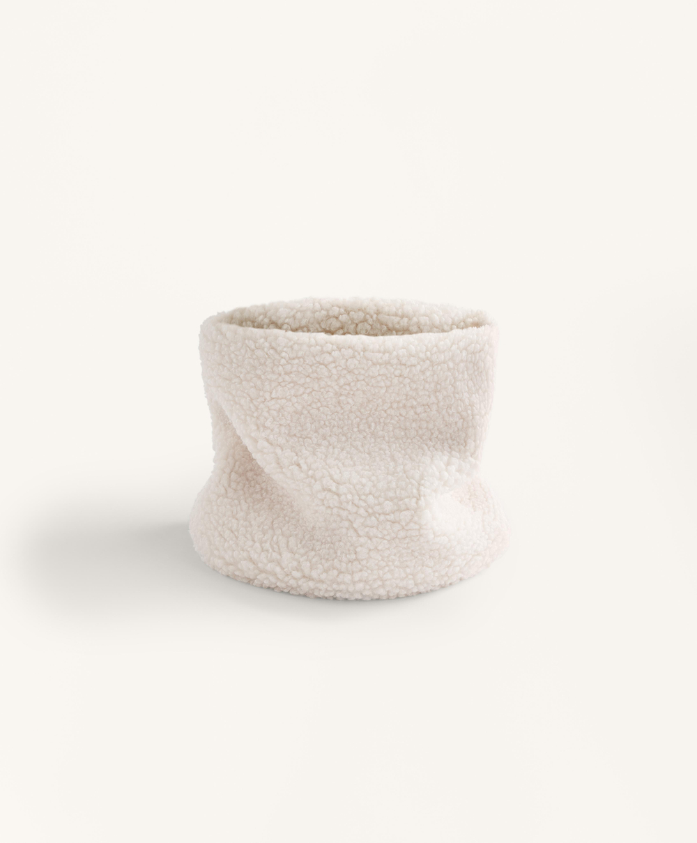 Oysho Снуд из искусственной овчины, экрю