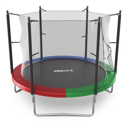 Батут UNIX Line Simple 10 ft (305 см) с внутренней защитной сеткой, цветной