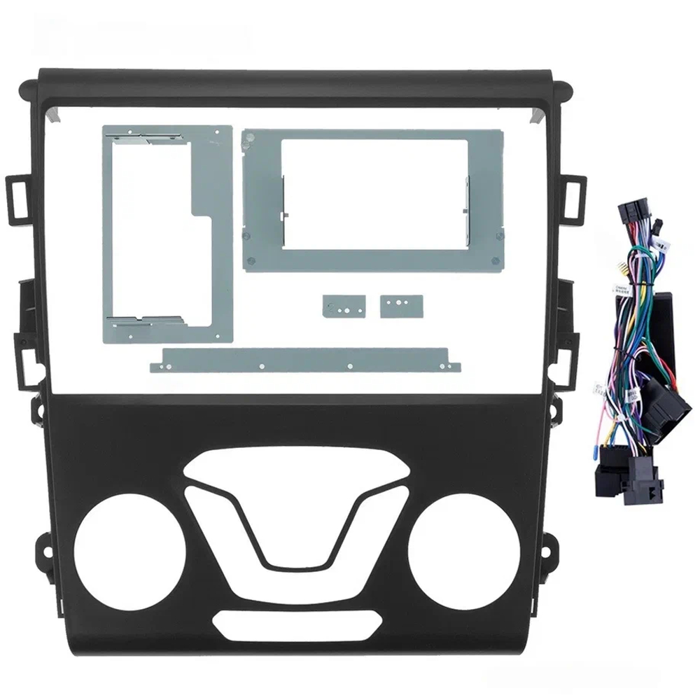 Магнитола для Ford Mondeo 5 2015-2019 (взамен 5" экрана) - Kuberg QLed, Android 13, TS20, CarPlay, SIM-слот