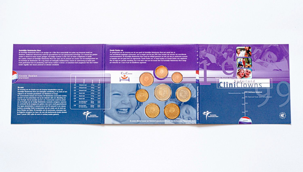 Netherlands 1999 Year Set – "Goede Doelen (Good Causes): Cliniclowns"
