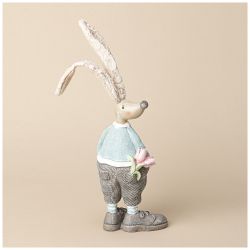 ФИГУРКА ДЕКОРАТИВНАЯ КРОЛИК 8.5X7X28 СМ