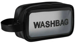 Косметичка водонепроницаемая Washbag сумка с ручкой органайзер косметичка для бассейна душа роддома, черная 26*10*15см